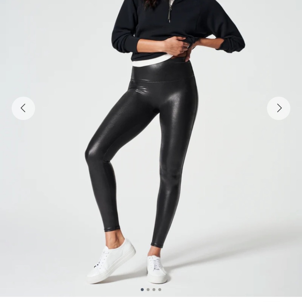 SPANX faux leather leggings